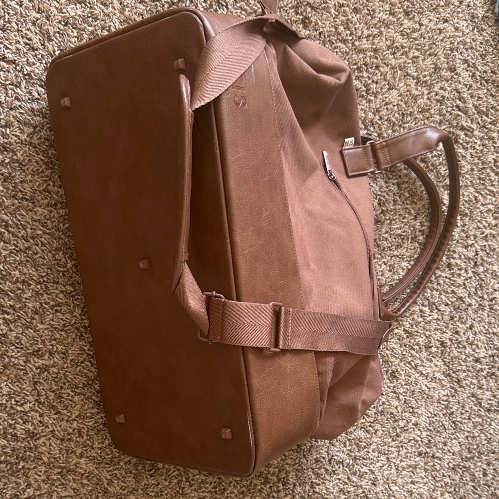 BEIS Brown Large Travel Bag